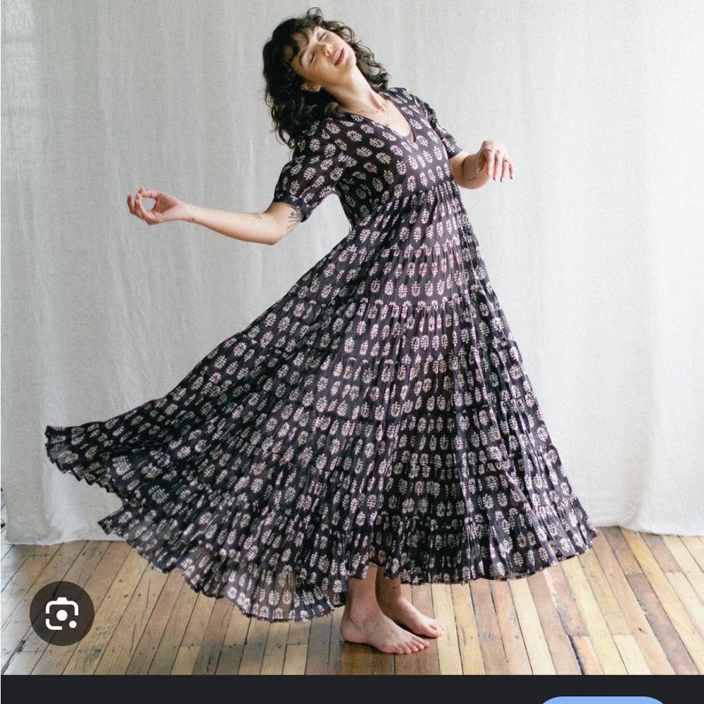 Daughters of India Chaaya Maxi Dress in Eggplant - Small